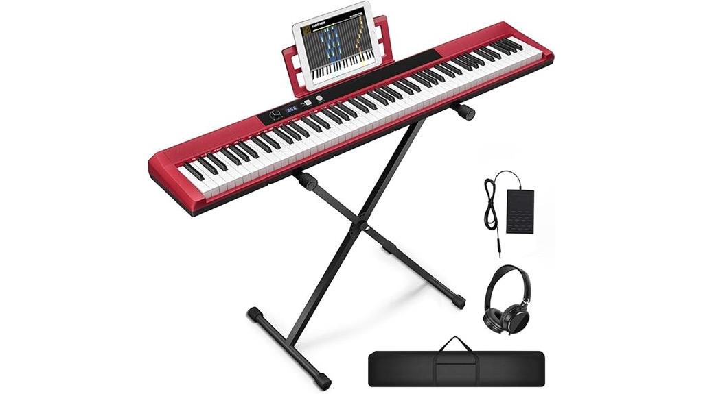 88 key semi weighted keyboard