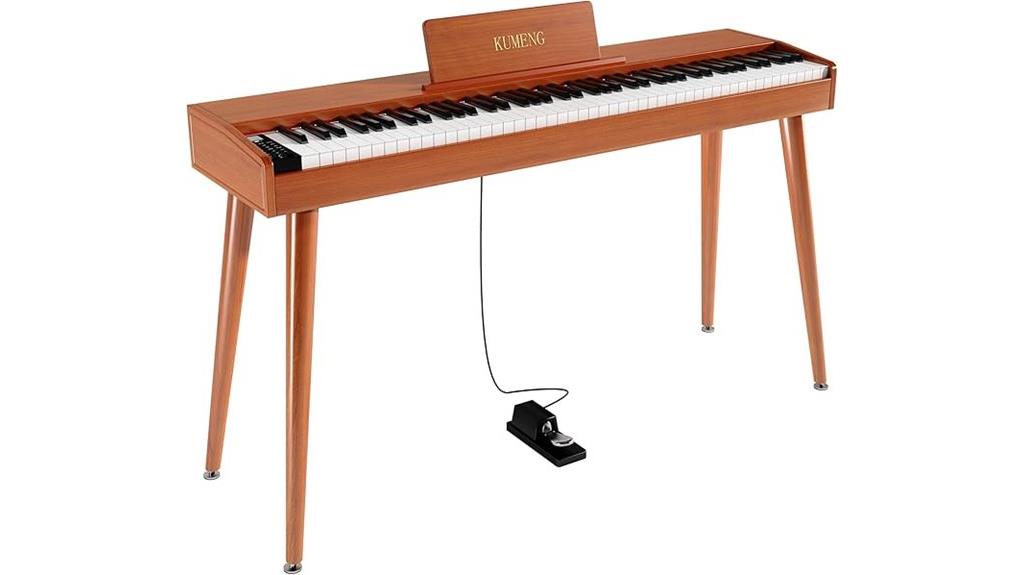 88 key semi weighted keyboard