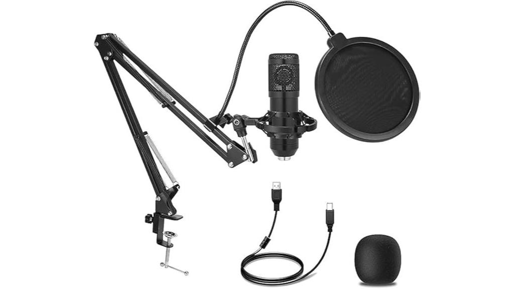 adjustable streaming microphone arm