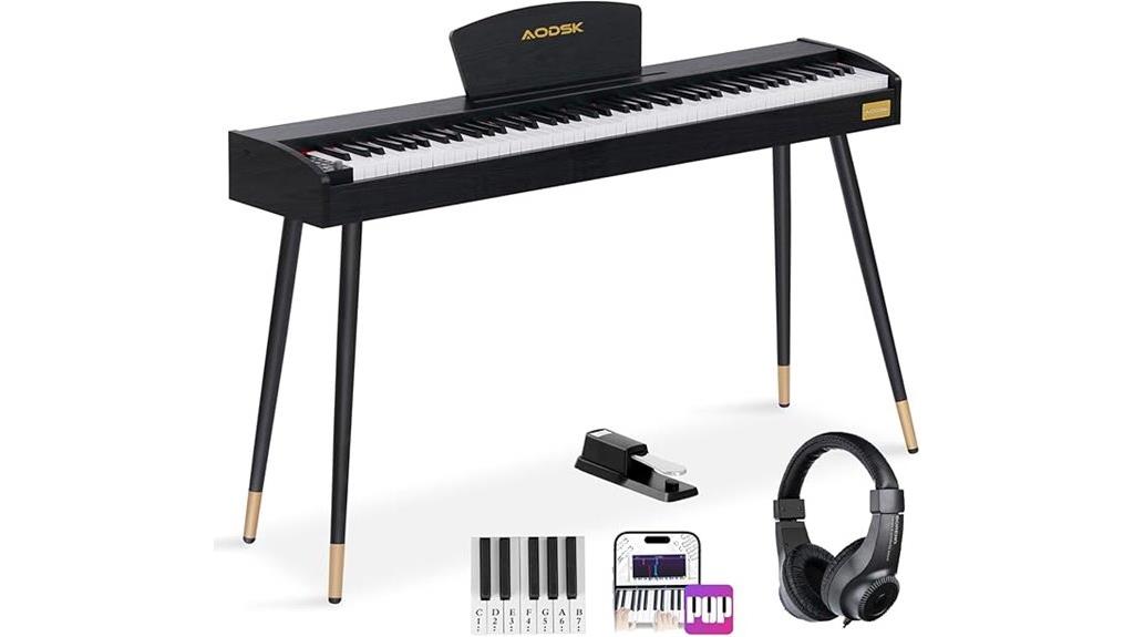 beginner 88 key digital piano