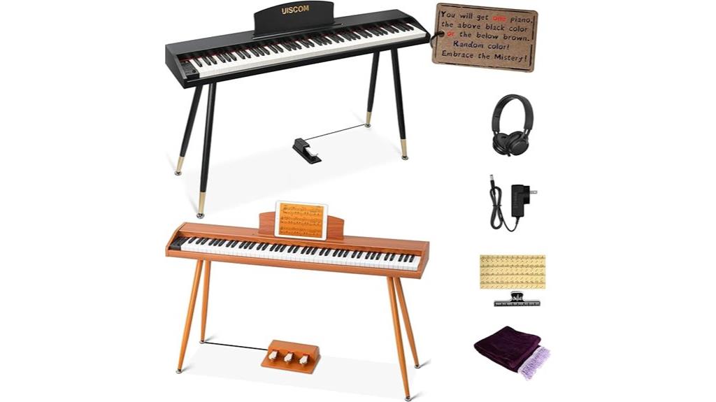 beginner digital piano set