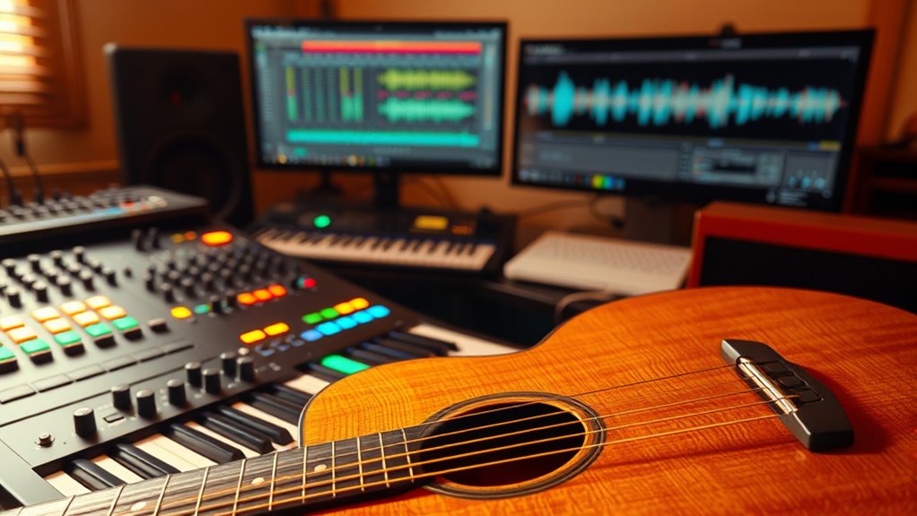 blending natural synthetic sounds