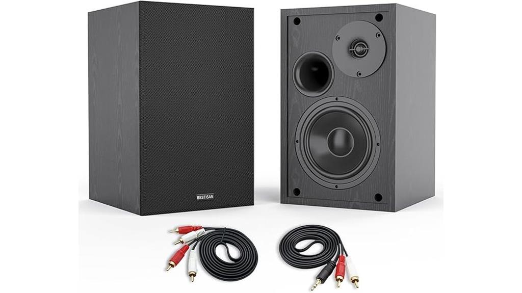 bluetooth powered bookshelf speakers