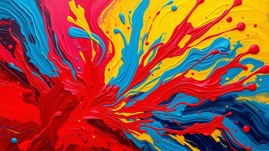 colorful rhythmic textured illumination