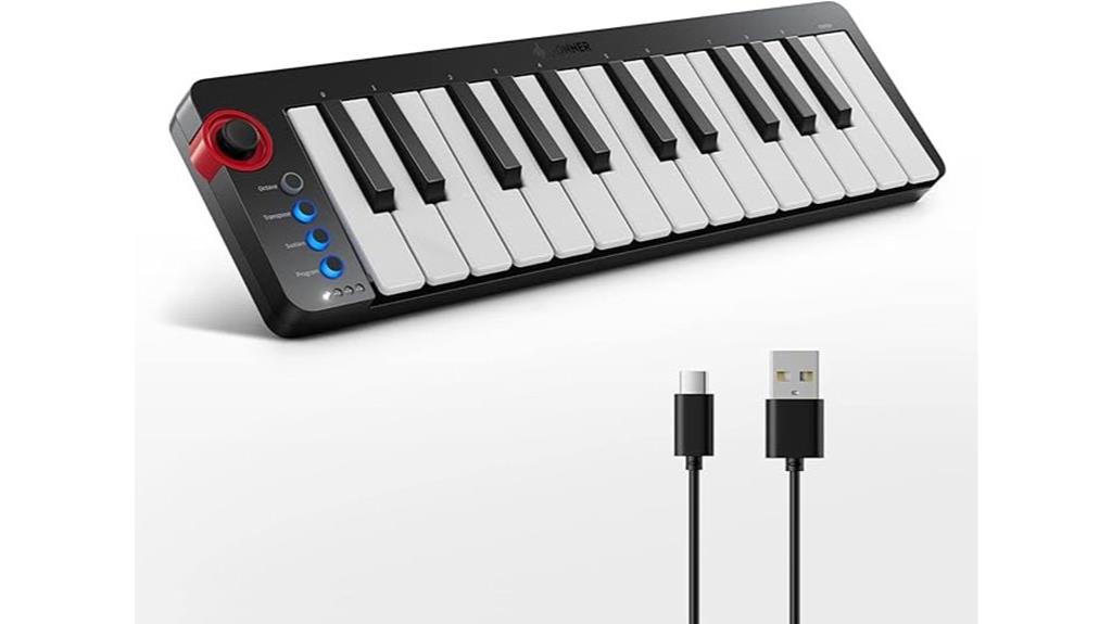 compact portable midi keyboard