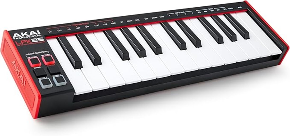 compact usb midi controller