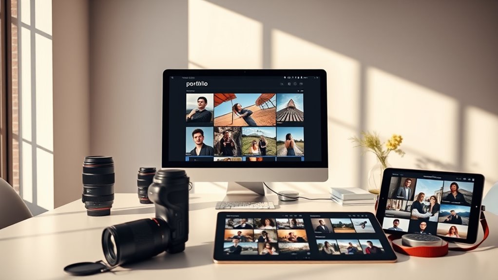 create compelling online portfolio