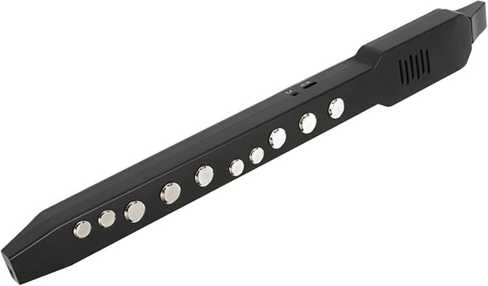 digital wind instrument features