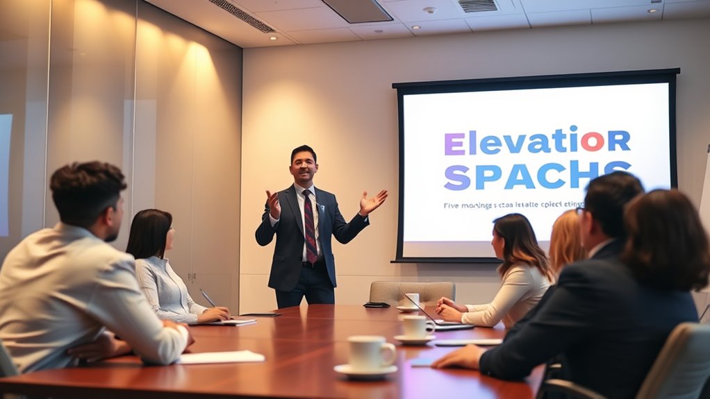 effective elevator speech structure