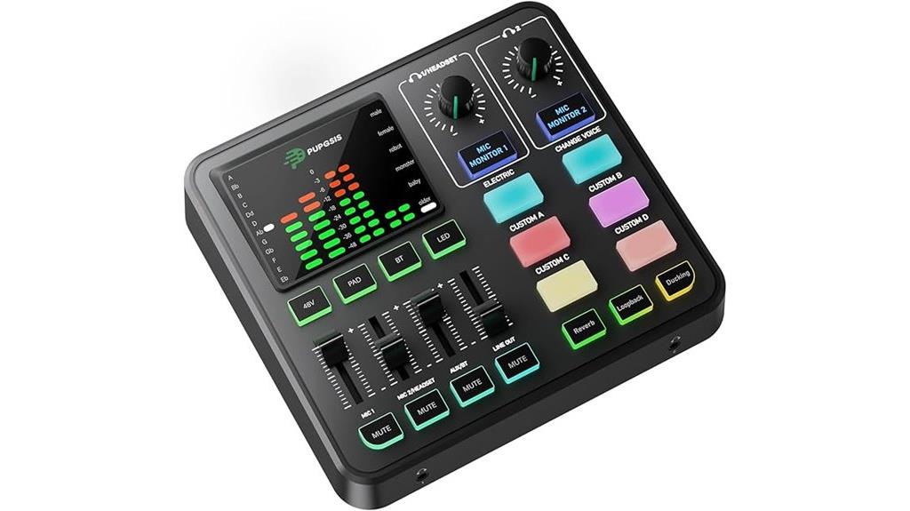 gaming audio mixer features