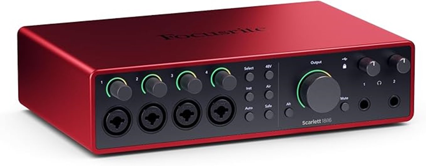 high quality usb audio interface