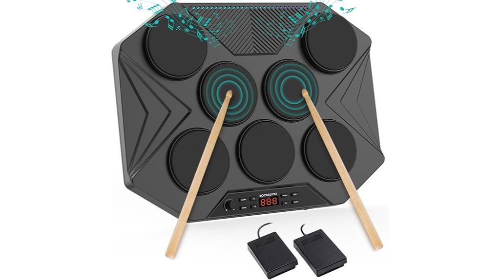 led lit usb electronic drums