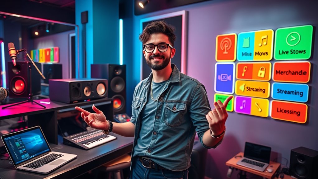 multiple revenue streams in music