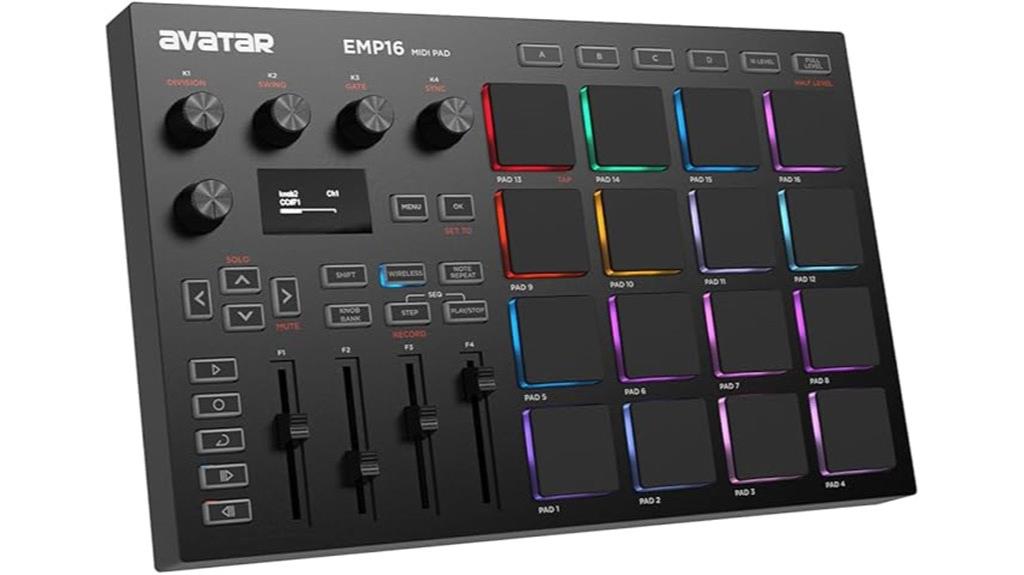 portable bluetooth midi pad
