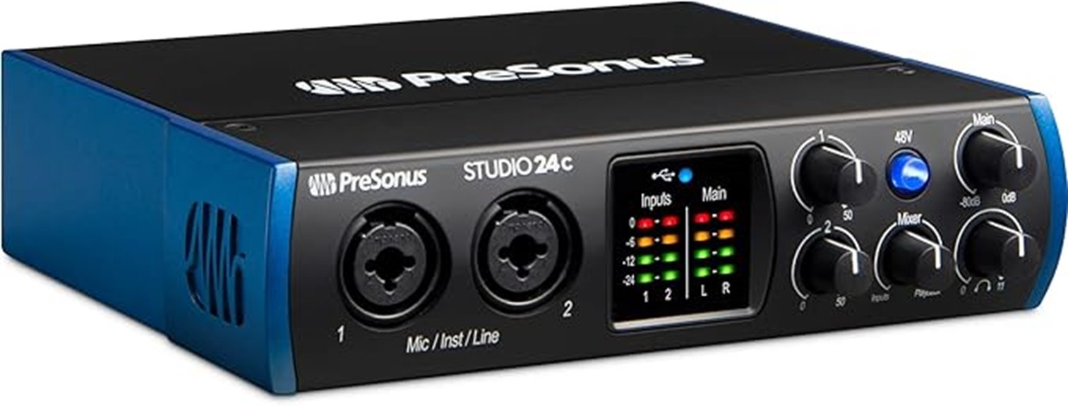 presonus 2x2 usb interface