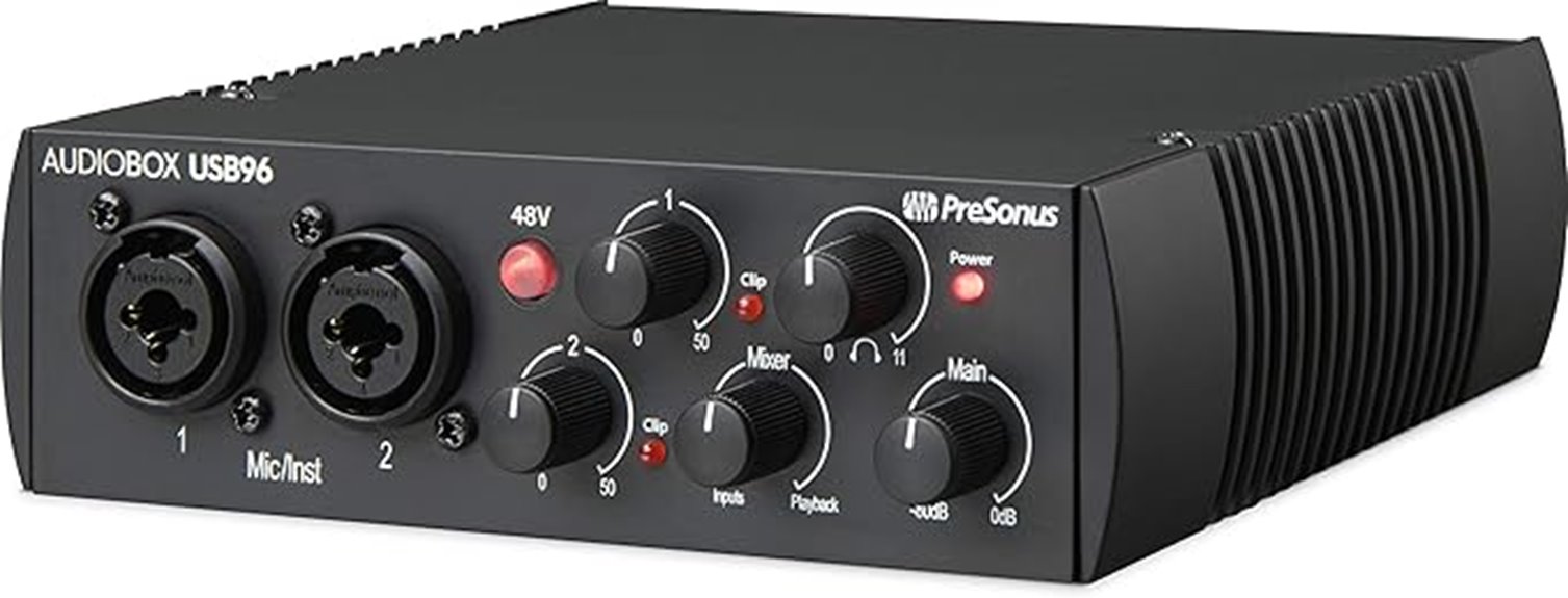 presonus usb audio interface