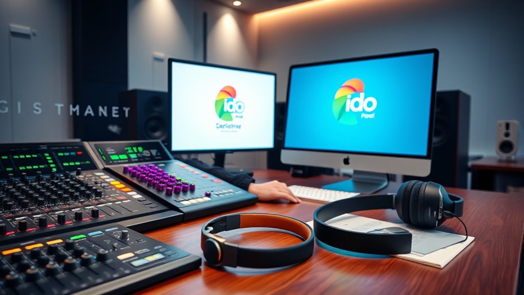 producing visual and audio identity