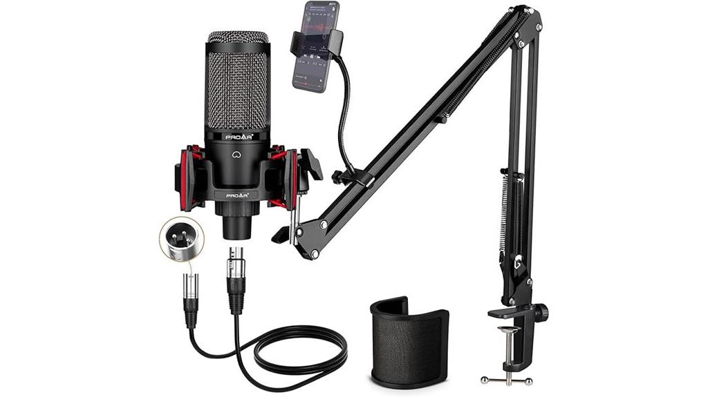 studio condenser microphone xlr