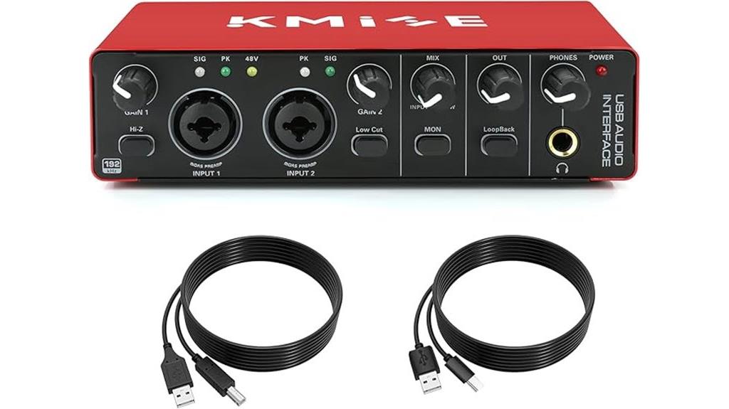 usb audio interface for musicians