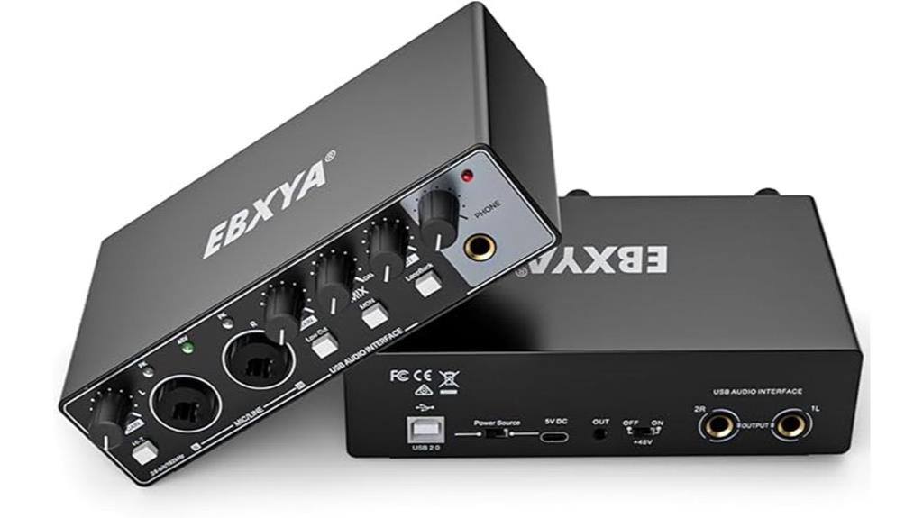 usb audio interface recording
