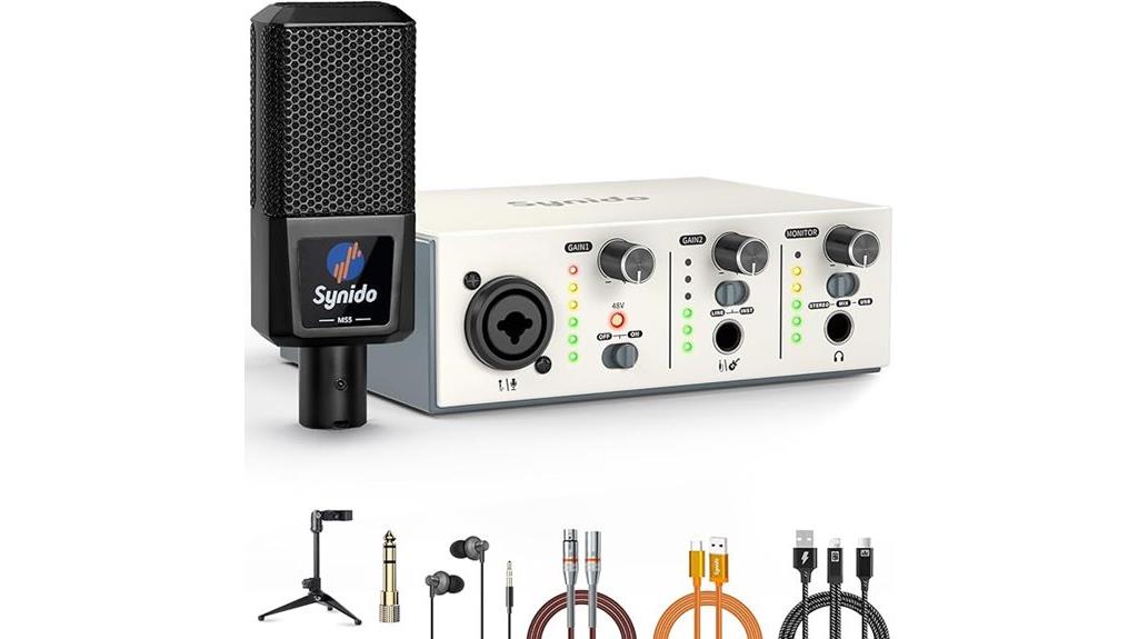 usb c audio recording bundle