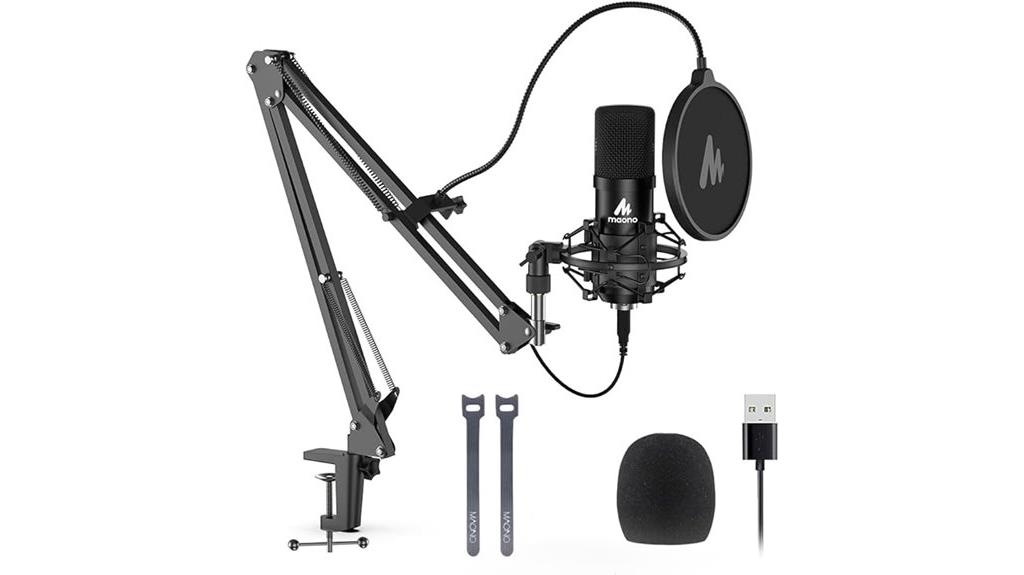 usb condenser microphone kit