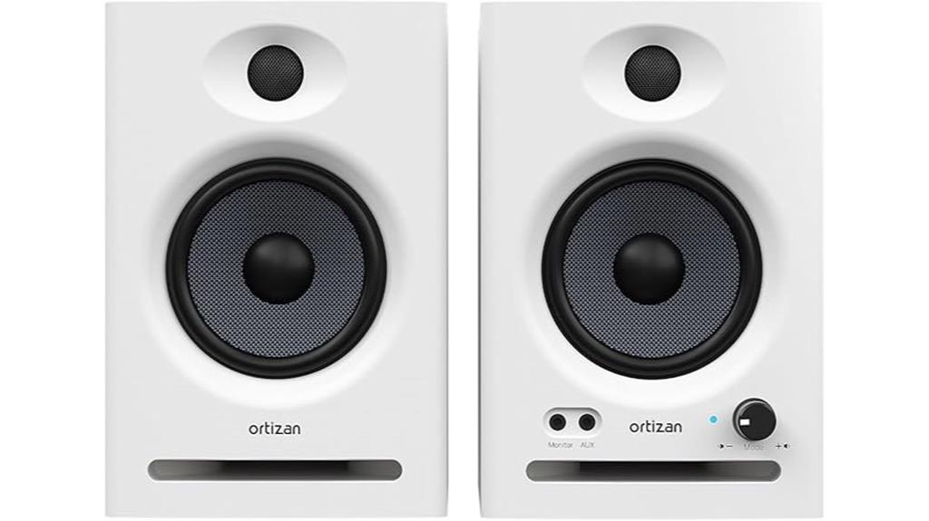white dual mode monitors