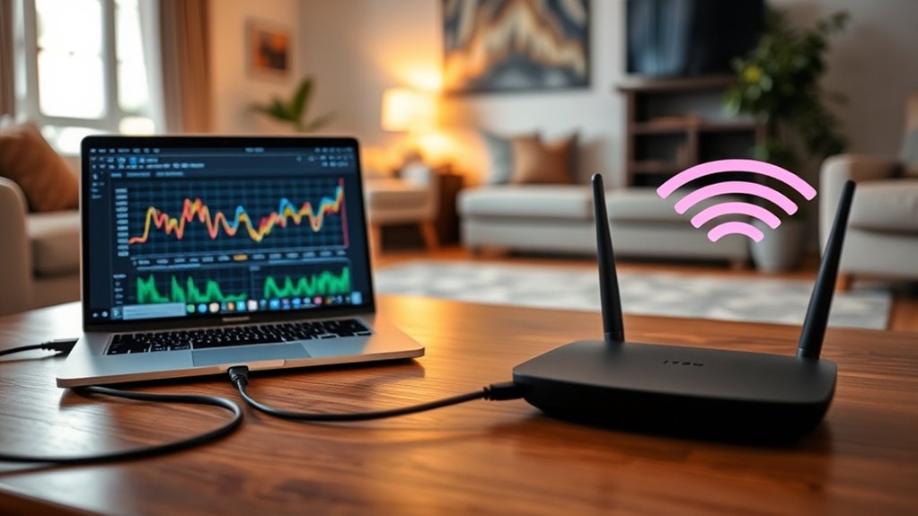 wired connections ensure stability