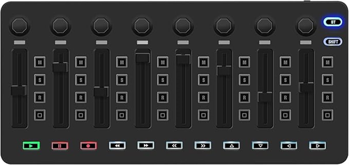 wireless midi controller mixer