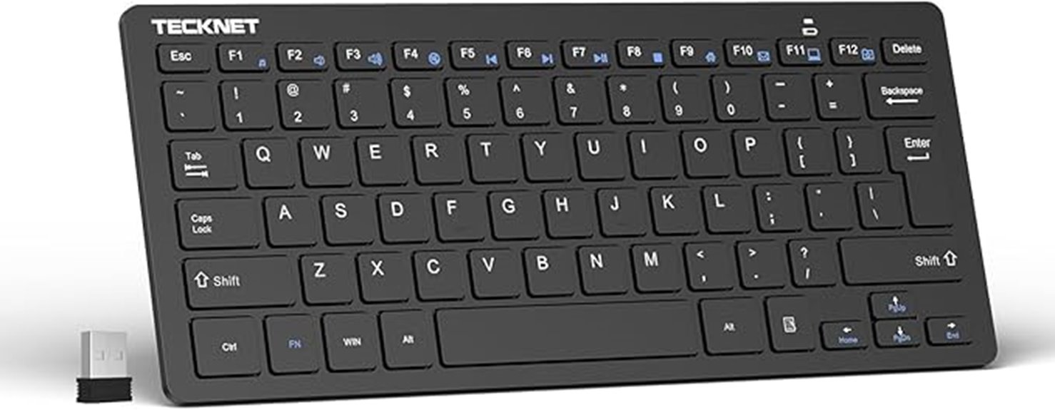 wireless mini keyboard hotkeys