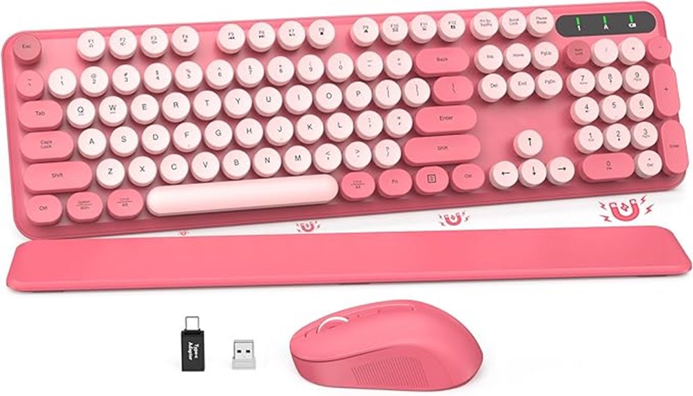 wireless round keycap combo