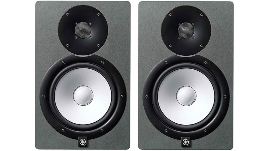 yamaha hs8 grey monitors