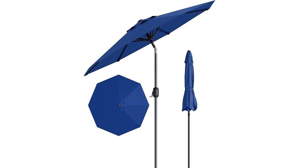 10 foot steel uv umbrella