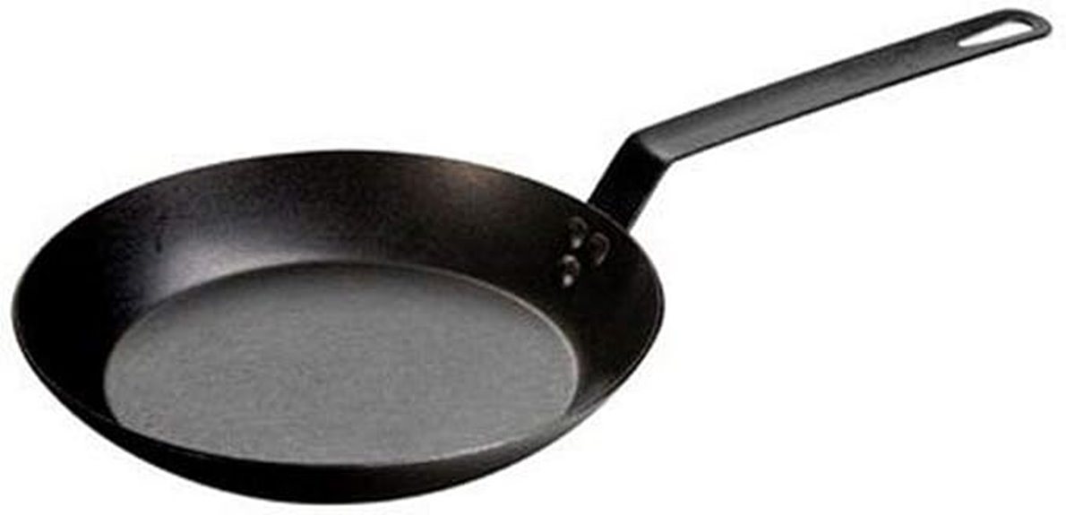 10 inch pre seasoned steel skillet