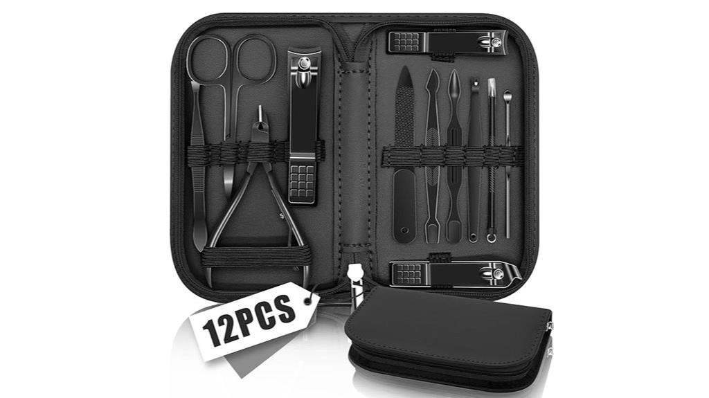 12 in 1 manicure pedicure set