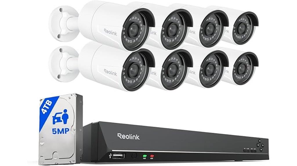 16 channel 5mp camera system