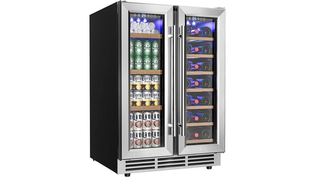 24 inch dual zone cooler