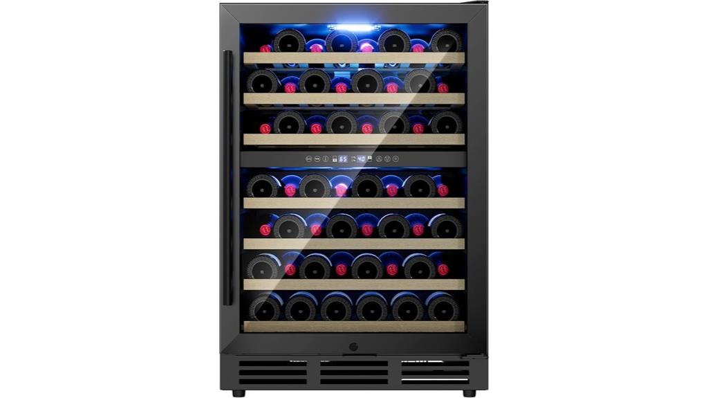 24 inch dual zone fridge