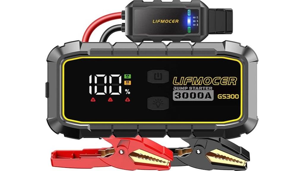 3000a car jump starter