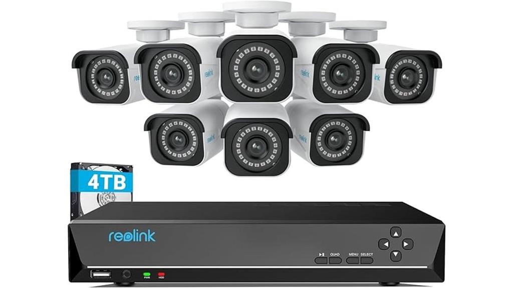 4k 8 camera security system