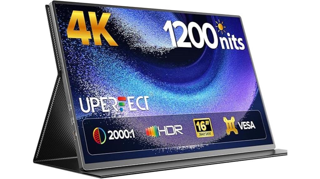 4k portable monitor display