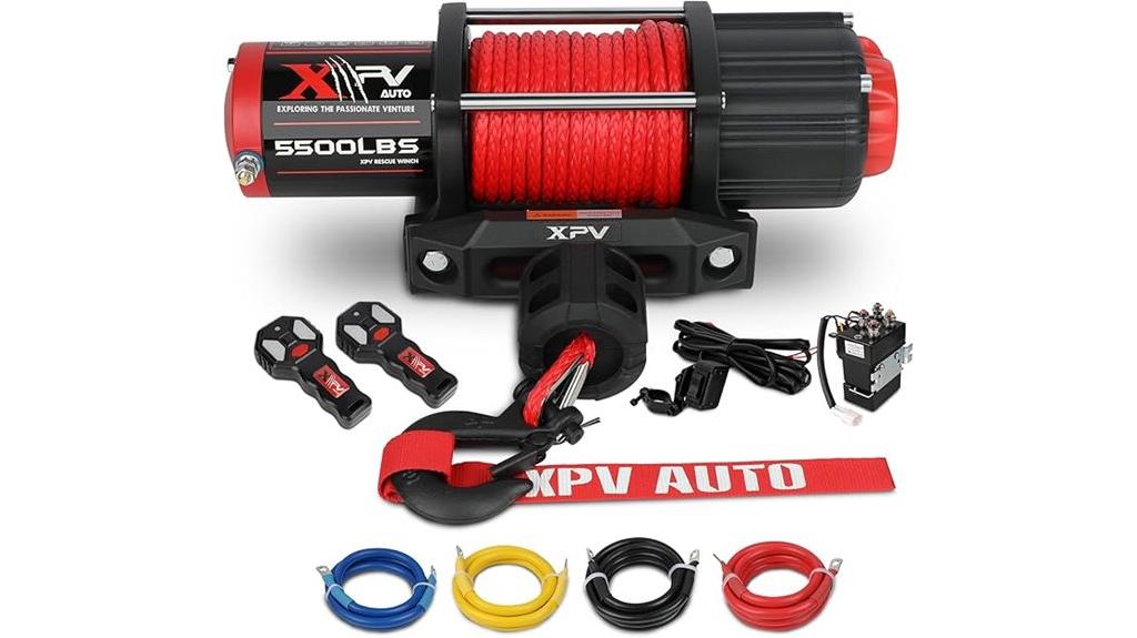 5500 lb electric winch