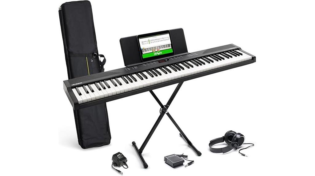 88 key digital piano set