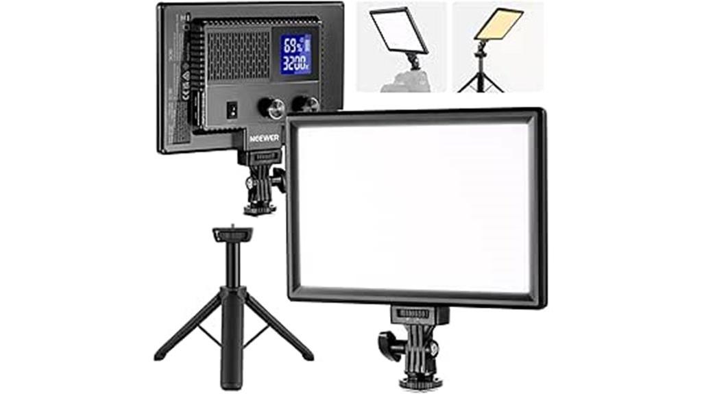 9 led video light