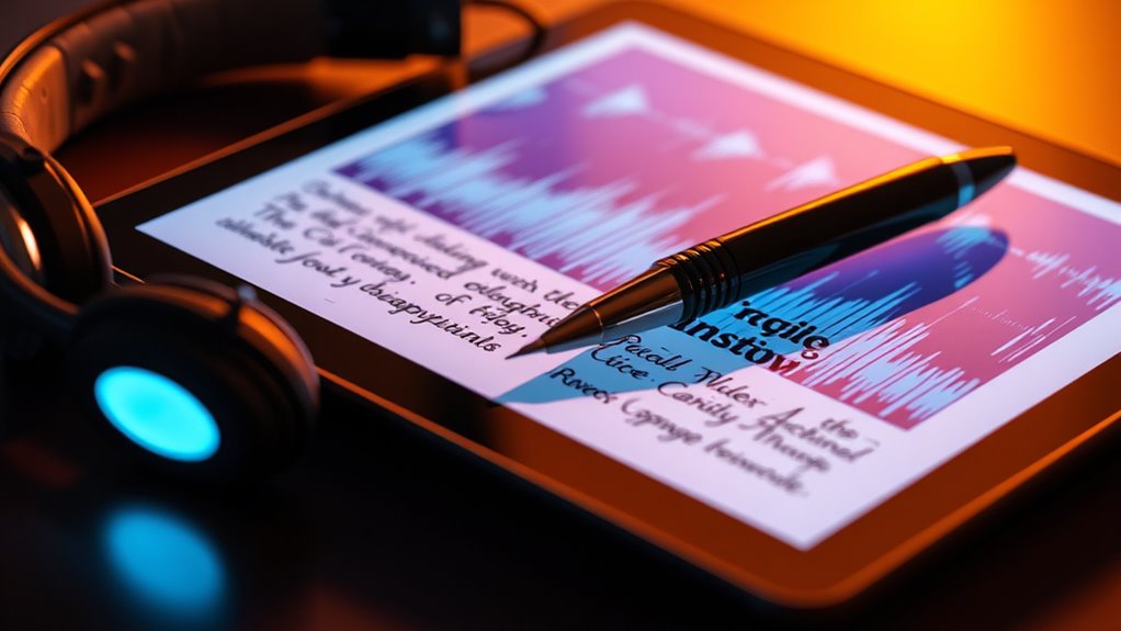 acoustic enhanced digital handwriting