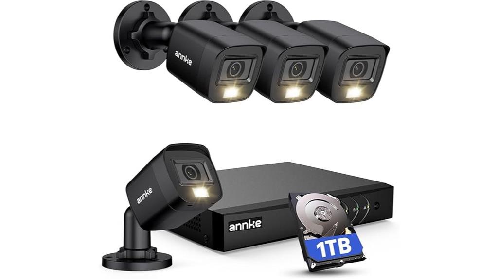 ai powered 8 channel security cameras
