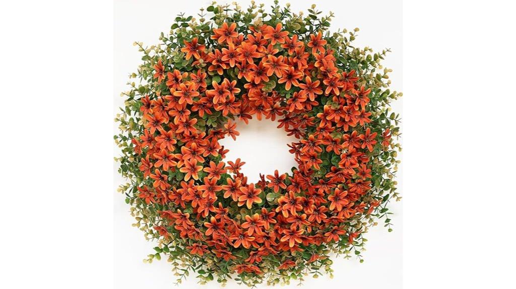 autumn eucalyptus door wreath