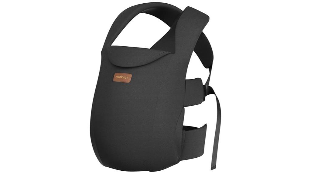 black momcozy weesnug carrier