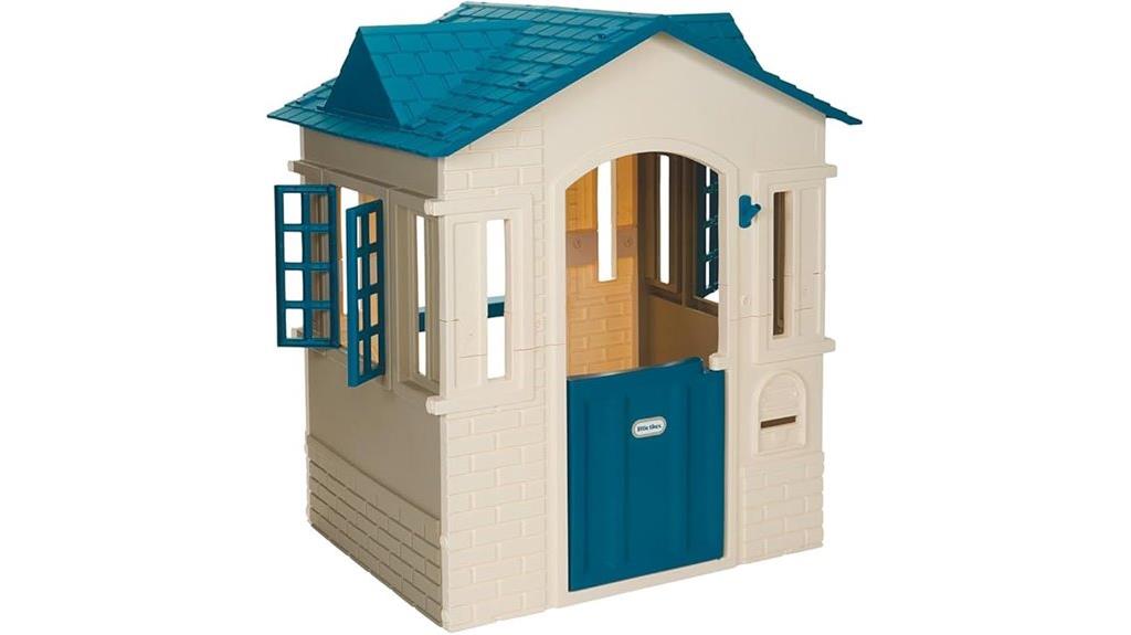 blue little tikes playhouse