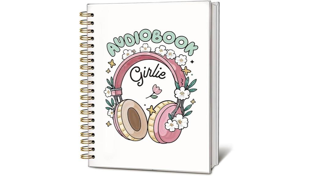 book lover s audio notebook